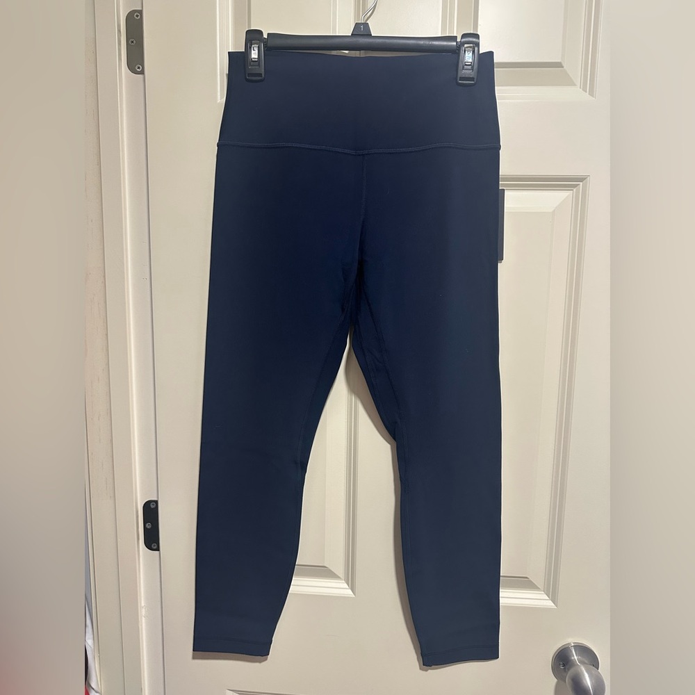 Peloton Lululemon Align High Rise 25” leggings in true navy
